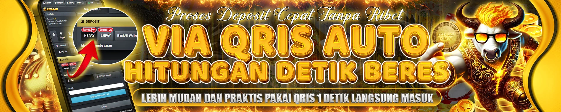 kuat4d deposit cepat dengan onpay dan cnpay